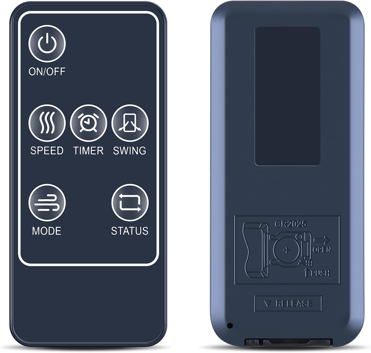 RETROSUN Tower Fan Replacement Remote Control for Uthfy 41" Quiet Bladeless Floor Fan HY-1051
