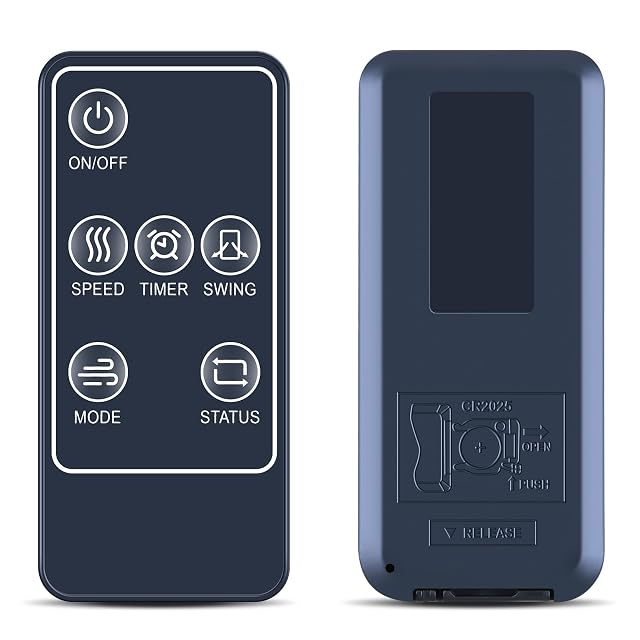 RETROSUN Tower Fan Replacement Remote Control for Uthfy 41 Quiet Bladeless Floor Fan HY-1051