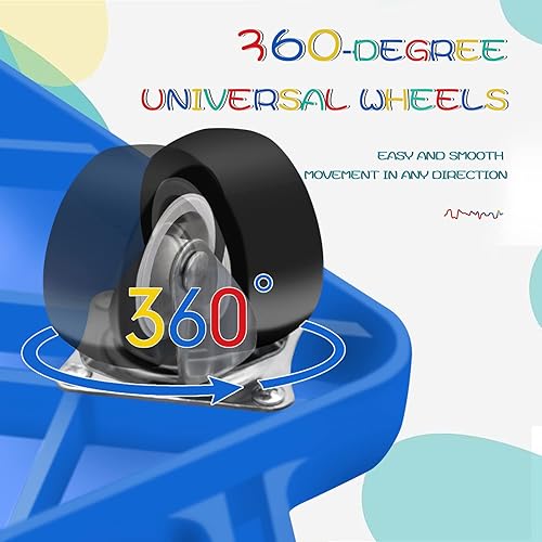 Miniatura 4 de Patinete deportivo con asas, patinete de piso, patinete sentado para actividades deportivas infantiles, edad más de 6 años