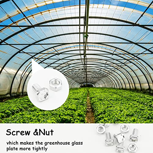 Greenhouse Glass Clips 200 Pieces Stainless Steel