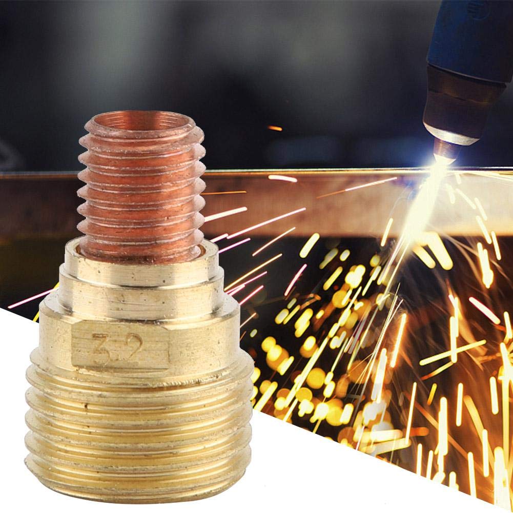 45V44 TIG Welding Torch Gas Lens Collet Body, 2.4mm - 3/32