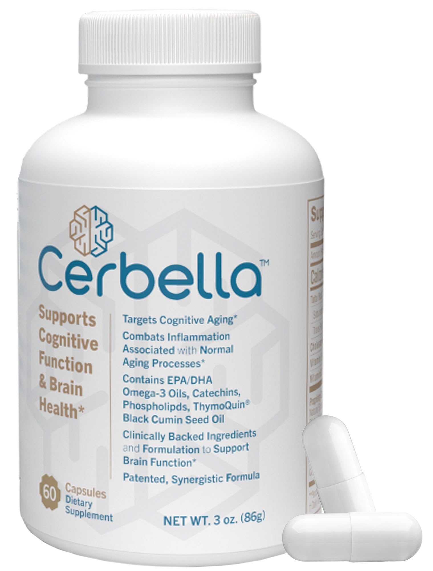 Amazon.com: Cerbella® Advanced Brain Nootropic Wellness Supplement