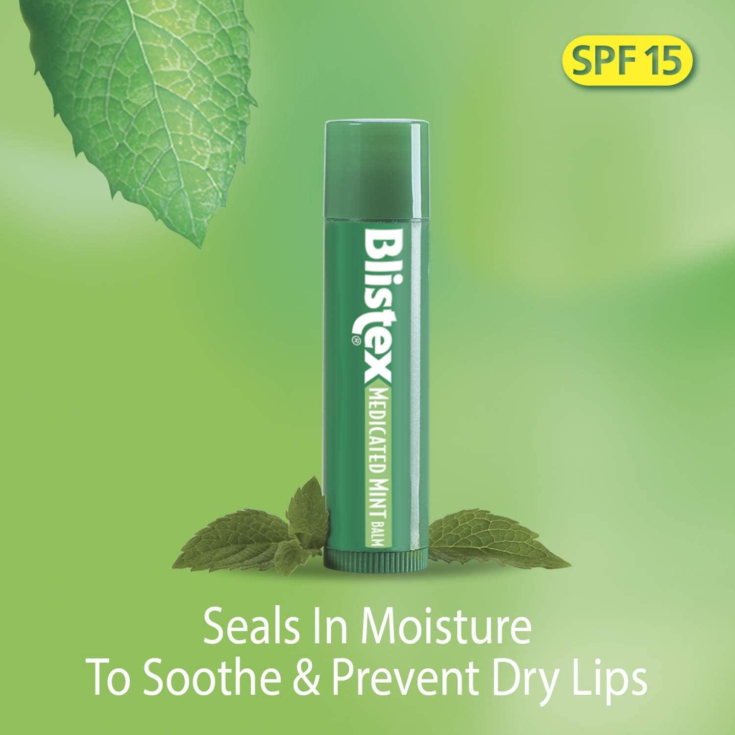 Blistex Medicated Mint Lip Balm, 3 pack