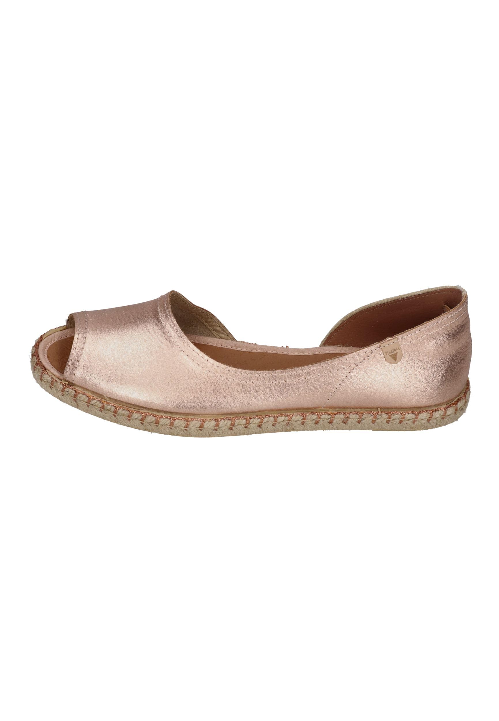 VERBENAS Damen Espadrilles Cruz nucleo Metal gal Monrovia