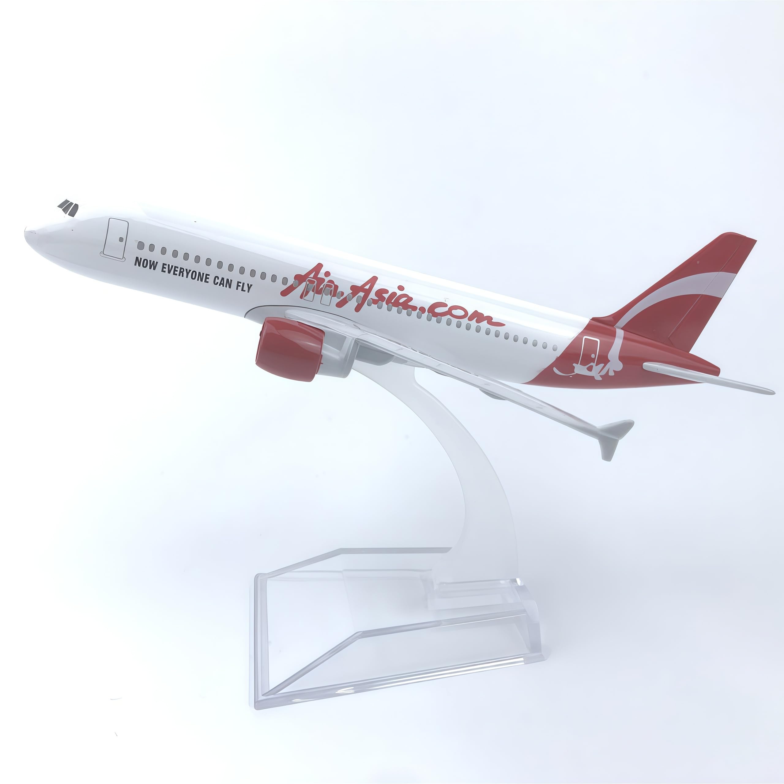 LGSRSNXHTX 16cm Model Plane 1/400 Diecast Metal Airplane Model Asia A320 with Stand Aircraft Collectible for Aviation Enthusiasts,Desktop Decor Gift for Adult