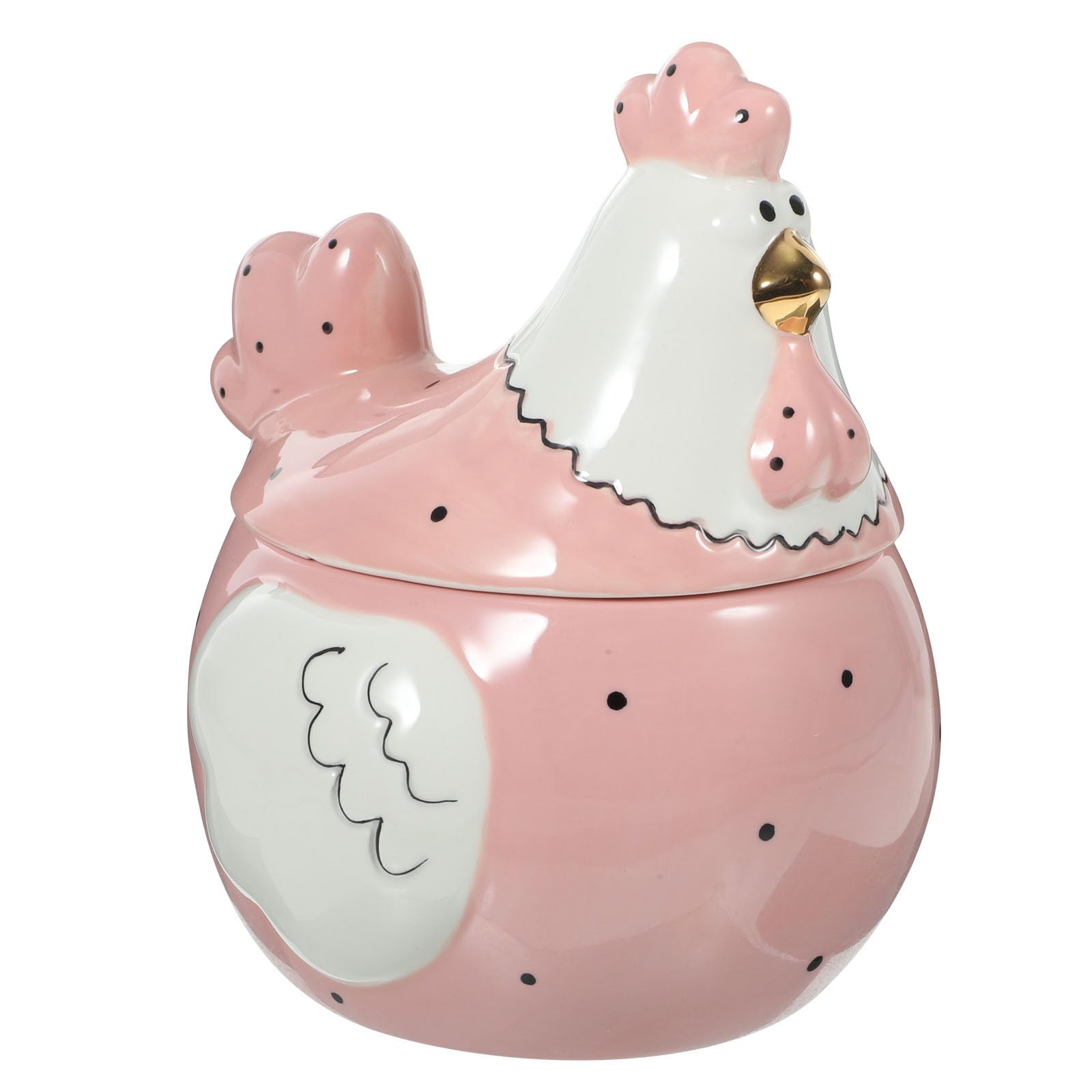 Boîte à bijoux poule décorative, le cadeau de Pâques créatif en céramique style américain