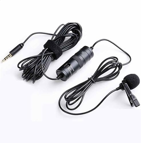 Tcaijing Kondensator-Mikrofone Ansteckmikrofon  Kameramikrofon  Interview  Aufnahme  Mikrofon