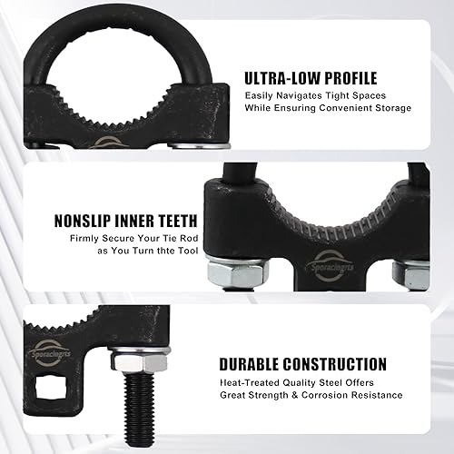 Miniatura 3 de Sporacingrts Herramienta de extracción de barra de acoplamiento cuadrada de 12 pulgada y herramienta de barra de acoplamiento interior de 38