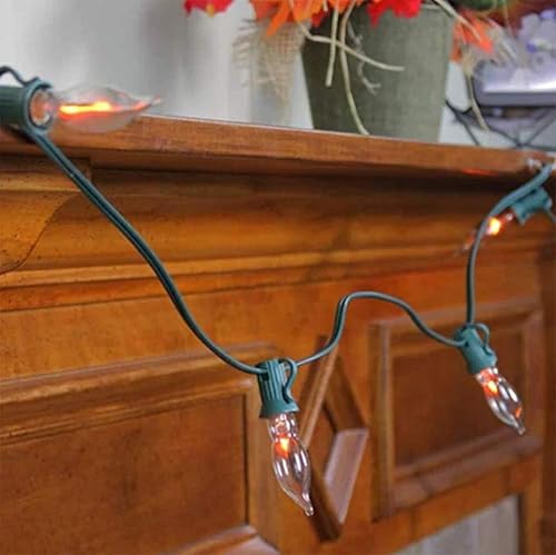 Miniatura 3 de GOOTHY Bombillas de repuesto ST40 Edison, 7 W, base de tornillo intermedia E17, bombillas Edison transparentes ST40, bombillas de repuesto para