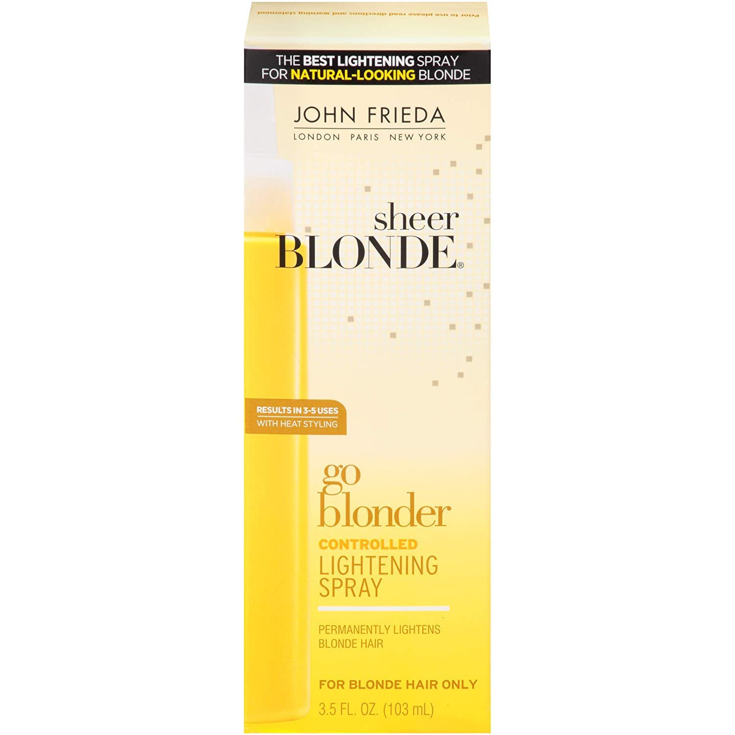 John FriedaSheer Blonde Go Blonder Controlled Lightening Spray, 3.5 oz, 2 pk
