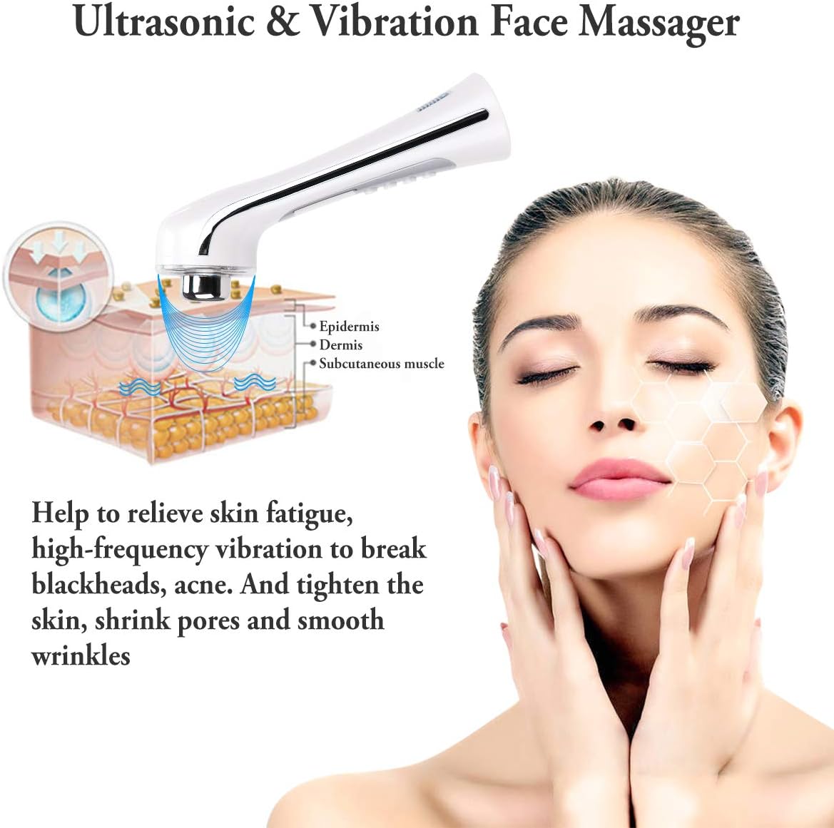 Facial Massager Skin Care Machine Portable Handheld Beauty Device for Anti Aging, Skin Lifting : Beauty & Personal Care