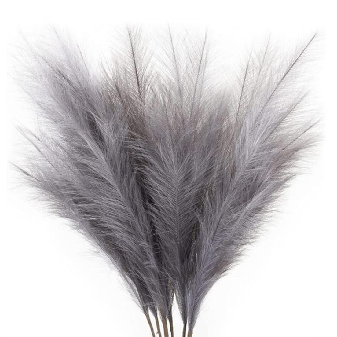 Pampas artificielles grises de 45 cm pour decoration de chambre