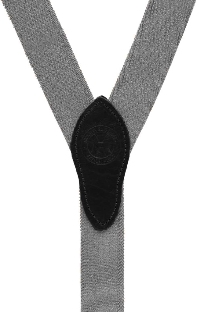 Suspender Store Rugged Comfort Extra-Sturdy Elastic Suspenders - Y-Back - Trigger Snap - 5 Colors & Sizes