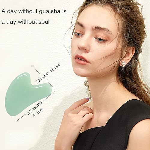 Miniatura 5 de Ditind Gua Sha herramienta de masaje Gua Sha herramienta Guasha para masaje de cara y piel corporal Juego de Gua Sha para toxinas evita arrugas para