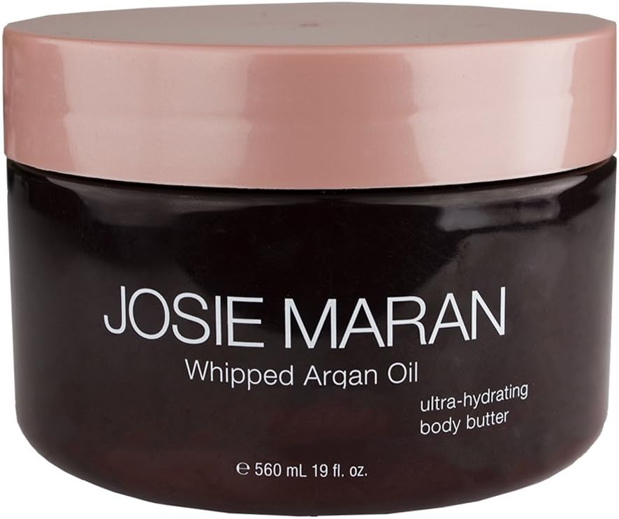 Josie Maran Whipped Argan Oil Body Butter (Super-Size (19 Ounce), Unscented)