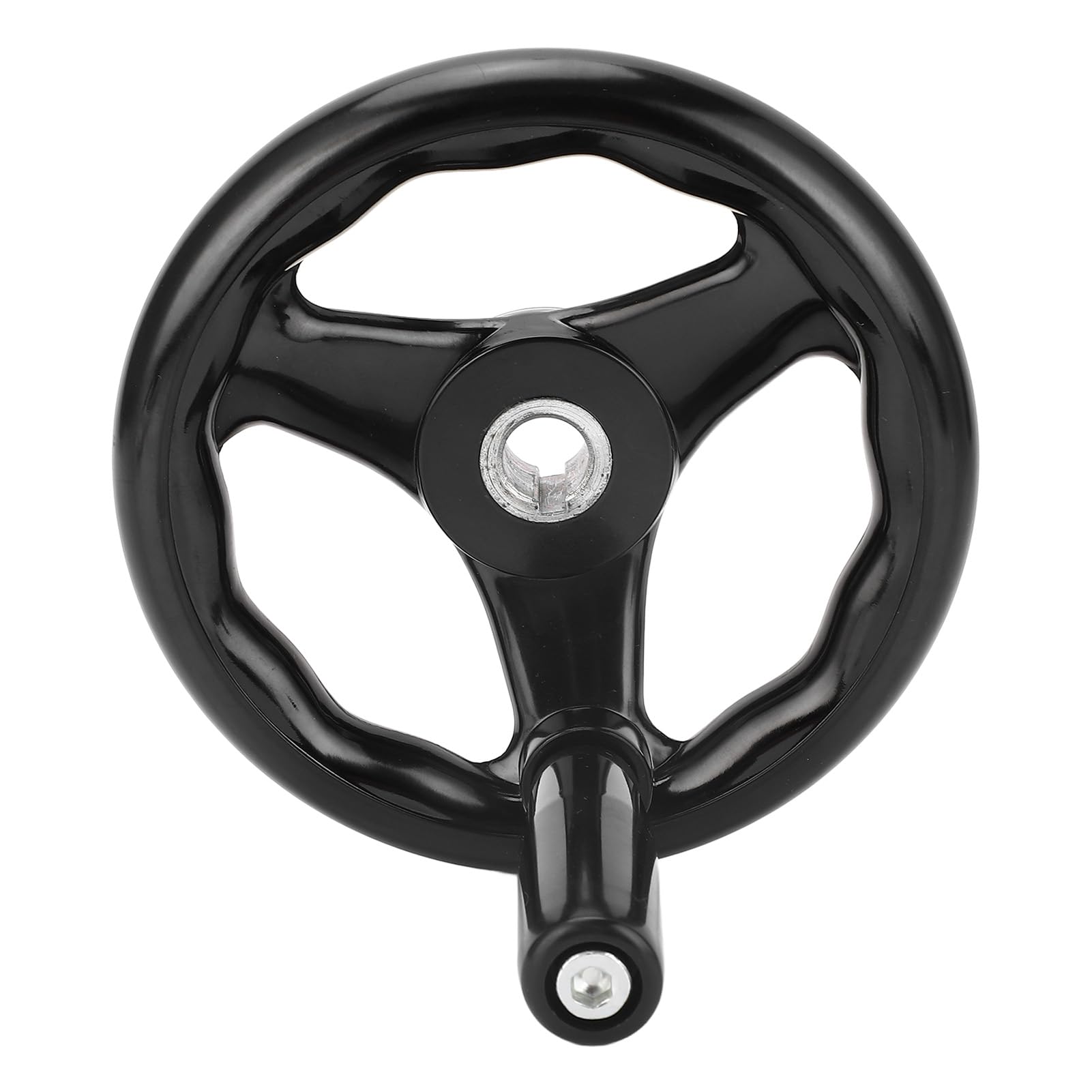 Lathe Hand Wheel 16 X 160MM Lathe Hand Wheel Round Universal Handwheel for Milling Machines Grinders