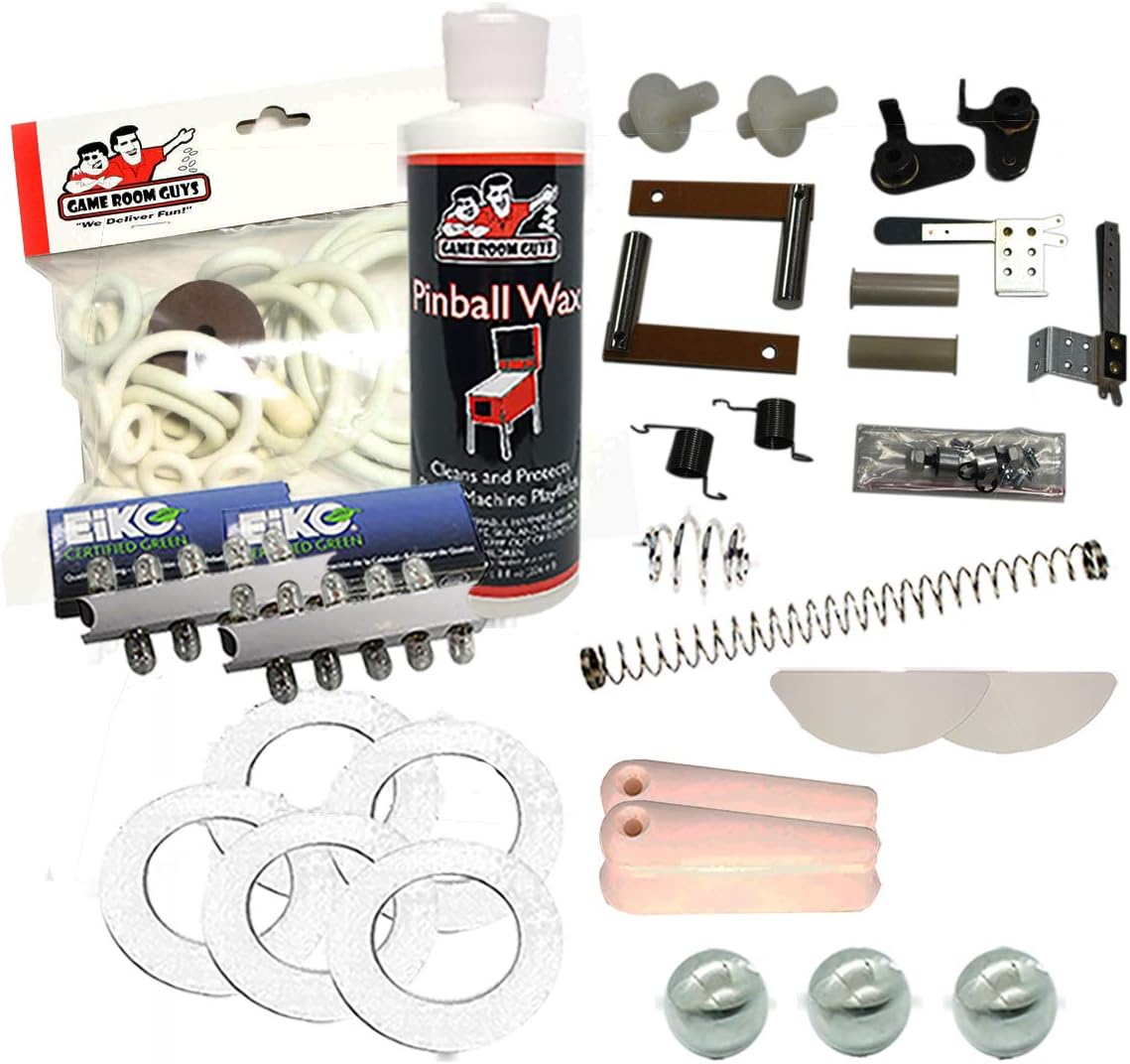 Game Room Guys 1966 Gottlieb Ice Show Pinball White Premium Maintenance Kit
