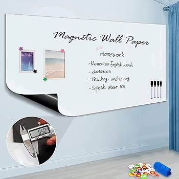Amazon.com : ZHIDIAN Magnetic Whiteboard Contact Paper for