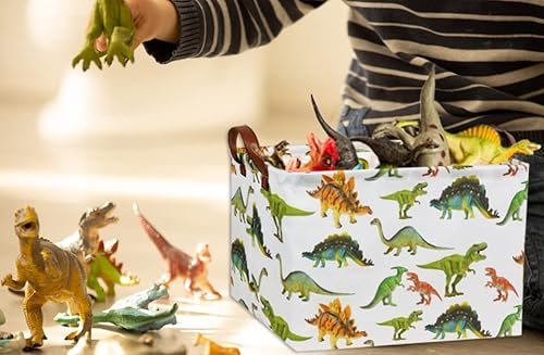 Miniatura 11 de HIYAGON Cesta de almacenamiento para niños, cesta de regalo para bebé, cesta de regalo, cesta organizadora de juguetes lindos, caja rectangular