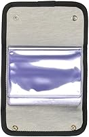 Vista 2 de Soporte compacto de vinilo para documentos, 6 x 8 pulgadas, almacena 36 documentos, cabe en la mayoría de compartimentos de camiones, cubierta