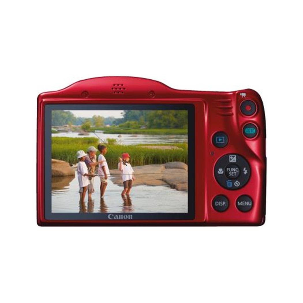 Canon PowerShot SX410 is Digital Kamera (7,6cm (3 Zoll) Display, 20 MP, 40-Fach Opt. Zoom, HDMI Mini, USB 2.0) rot