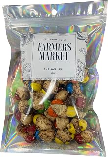 Farmers Market Freeze Dried Caramel M&Ms - M&Ms Candy, Real Caramel & Milk Chocolate, for Snacking, Desserts, Baking & Gourmet Gift Packages - Freeze Dried Candy, Share Size Package, Resealable (4oz)