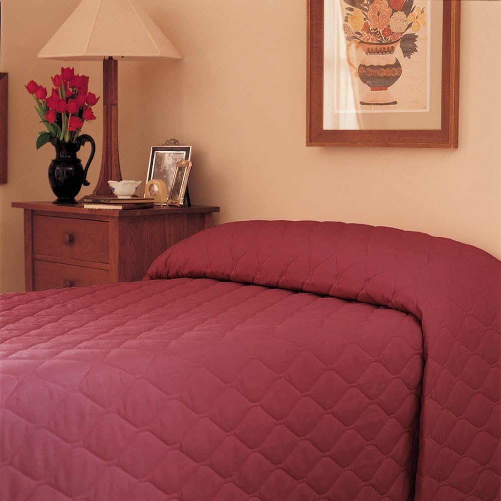 Martex 1C75867 81-Inch x 110-Inch Bedspread, Twin, Chianti, 1-Pack