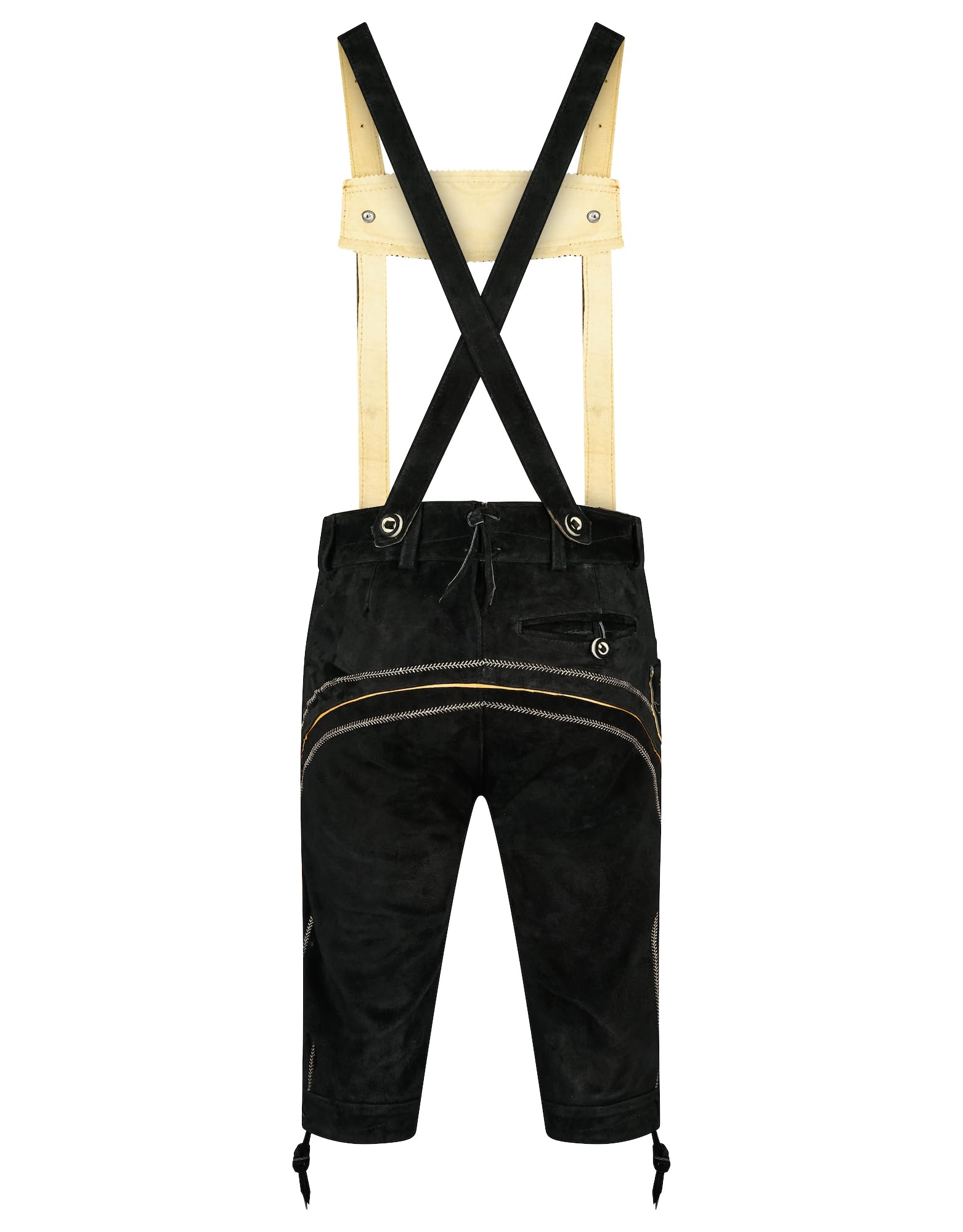 ALL THE GOOD S 1 Trachtenset (Hose +Hemd +Schuhe +Socken) Bayerische Lederhose Trachtenhose Oktoberfest Leder Hose Trachten