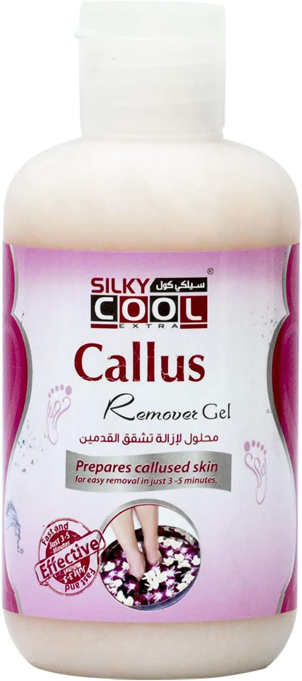 PILOT Silky Cool Callus Remover | Anti Crack Gel Treatment For Feet Curing Cuticles, Corn & Removing Callus Pedicure Treatment - Works In 5 Minutes - (Size 250 ml)