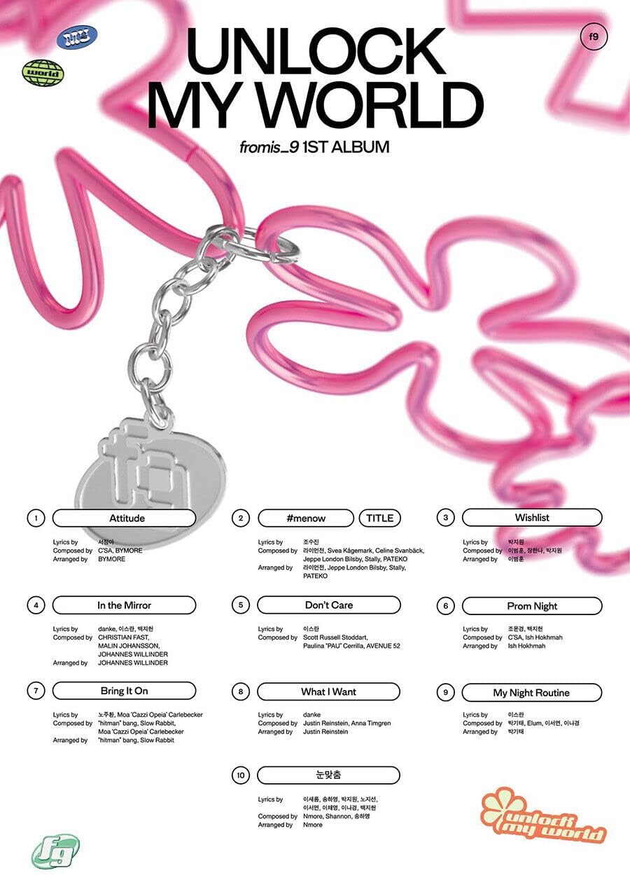 FROMIS_9 UNLOCK MY WORLD 1st Kihno Album (NOTYET Ver.) K-POP SEALED