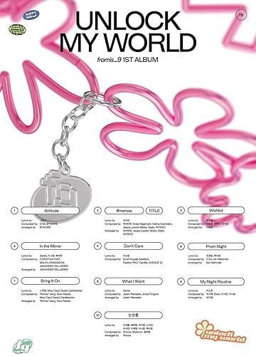 FROMIS_9 DESBLOQUEAR MI MUNDO 1er álbum de Kihno (IMAGINE Ver.) K-POP SELLADO