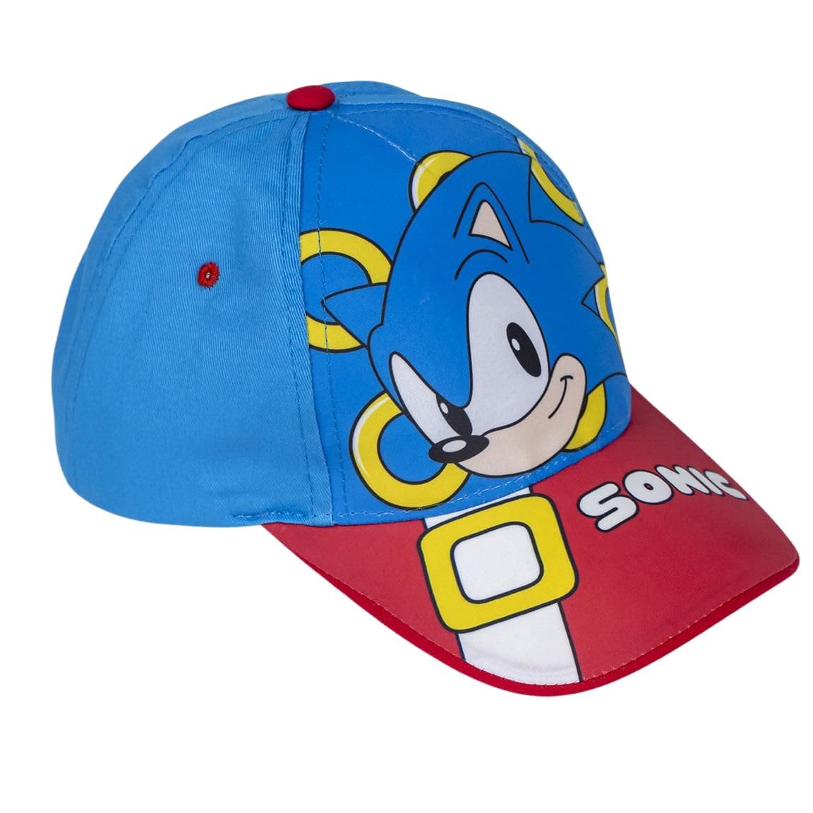 CERDÁ LIFE'S LITTLE MOMENTS Gorra Infantil con Visera de Sonic Color Azul Cap, Talla única Boy's