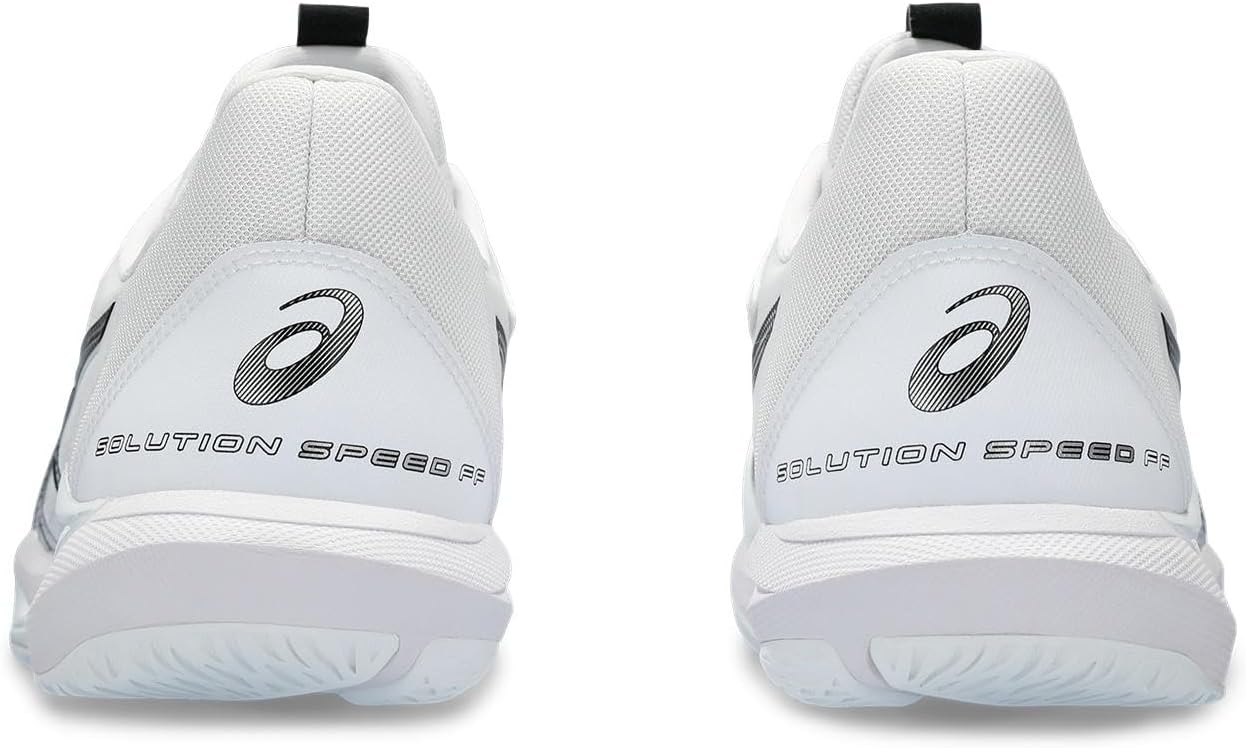 ASICS Men's Solution Speed Ff 3 Sneaker, White Black, 10.5