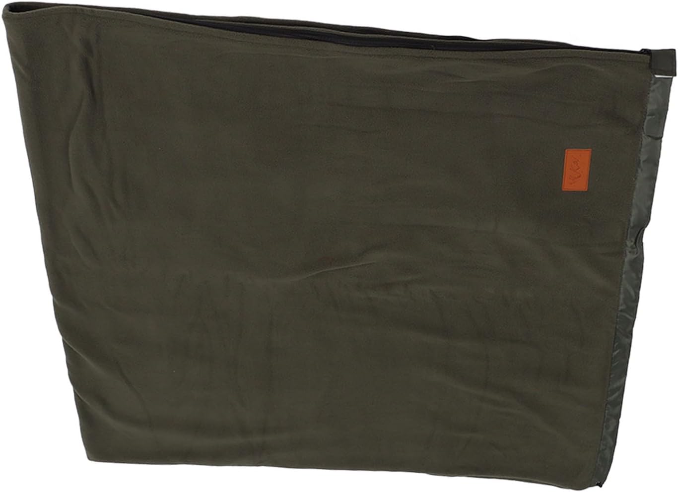 Pilipane Sleeping Bag Liner Super Thick Fleece Soft Zipper Sleeping Bag Liner Blanket for Camping Travel Backpacking Outdoor Adventures (OD Green)