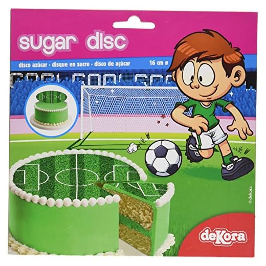 Dekora Fútbol Disco de Azúcar - 15 gr