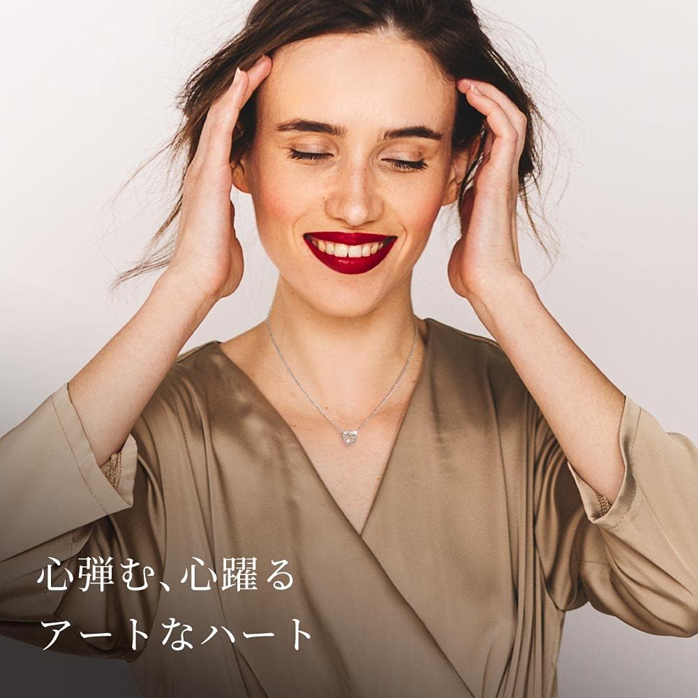 [ギフト フロム ニューヨーク] ネックレス レディース ハート プラチナ K18 ピンクゴールド 加工 ブランド 女性 プレゼント