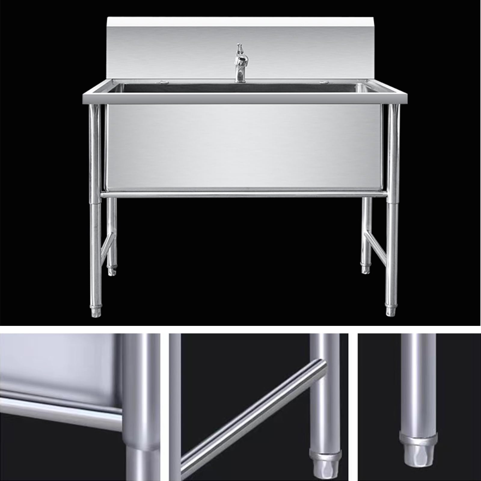 Professionelle Hundebadewanne Edelstahl - Haustierpflegewanne 120cm Für Kleine & Mittlere Hunde