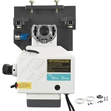 Horizontal Milling Machine Power Feed, 200rpm X-Axis Table Feed, Variable Speed Control, 95W, Ideal for Garages, Workshops, Hardware Stores