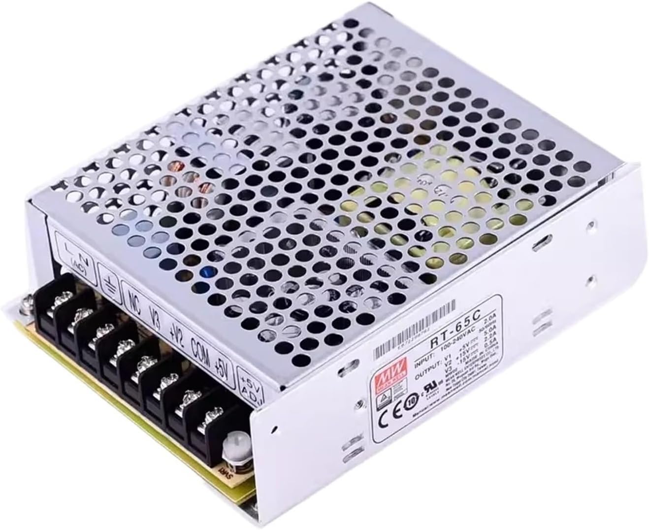 RT-65D 68W Triple Output Switching Power Supply RT-65 5V/4A 24V/1.5A 12V/1A