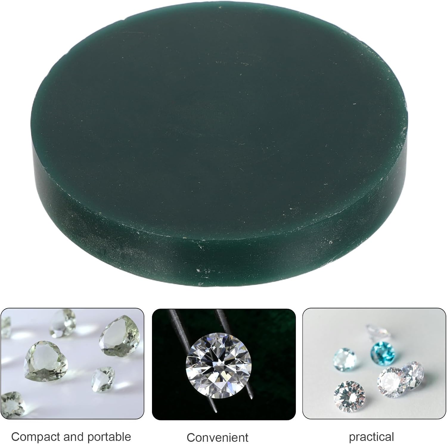 OFFSCH Jewelry Wax Carving Block - Green Hard Wax for Casting DIY Jewelry Making Sculpting and Molding CAD/CAM Milling - for Rings and Patterns, 4" x 4" x 0.6"