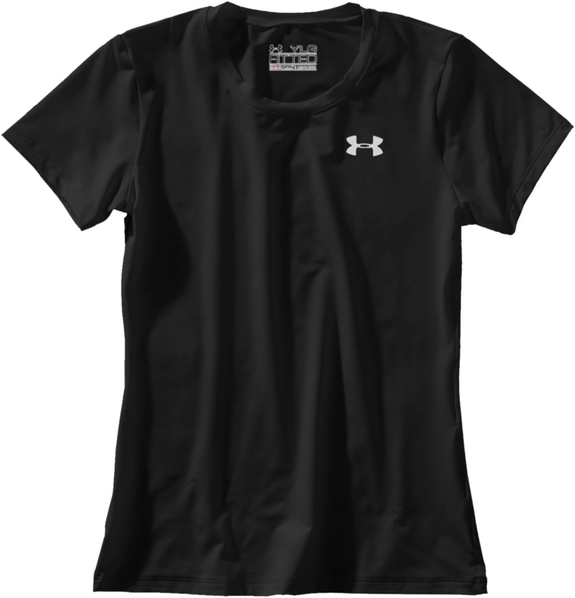 Under Armour Girls' Fitted HeatGear Shortsleeve Tee Shirt