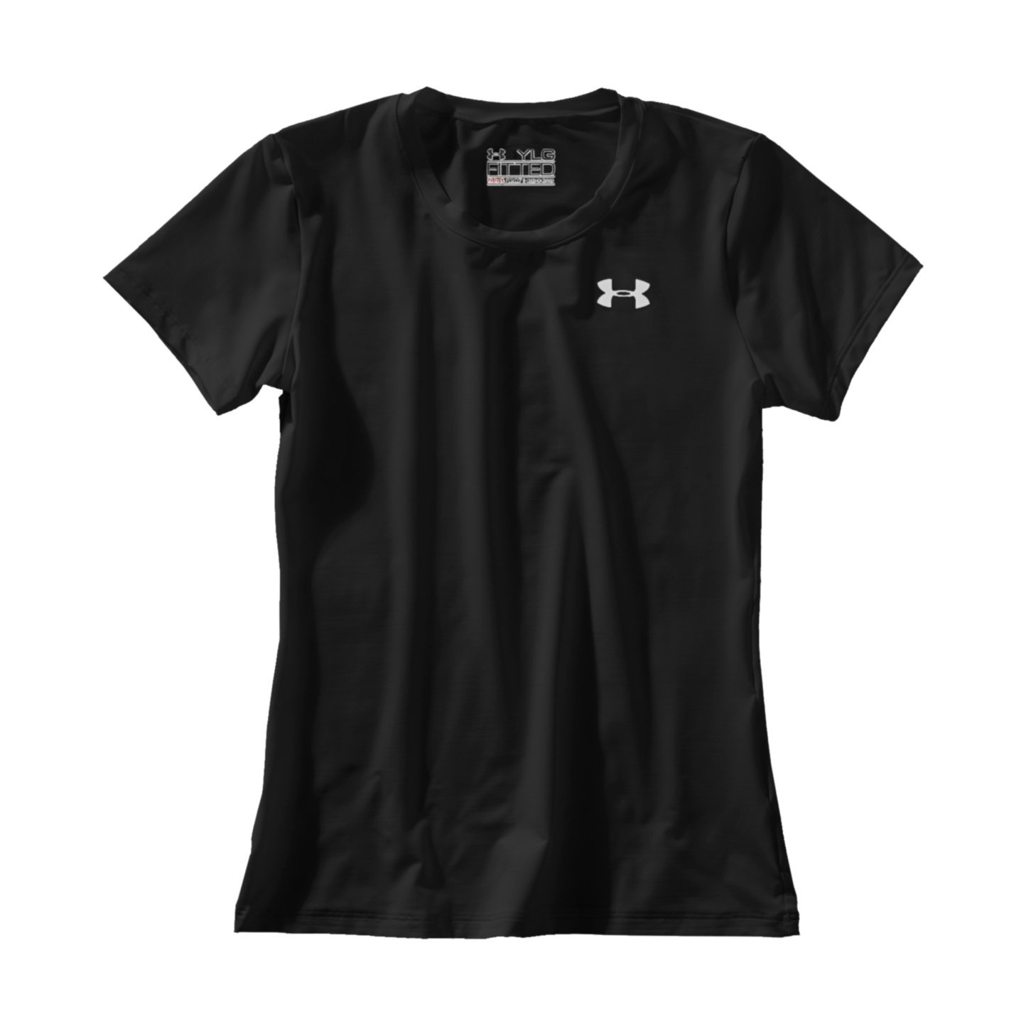 Under Armour Girls' Fitted HeatGear Shortsleeve Tee Shirt