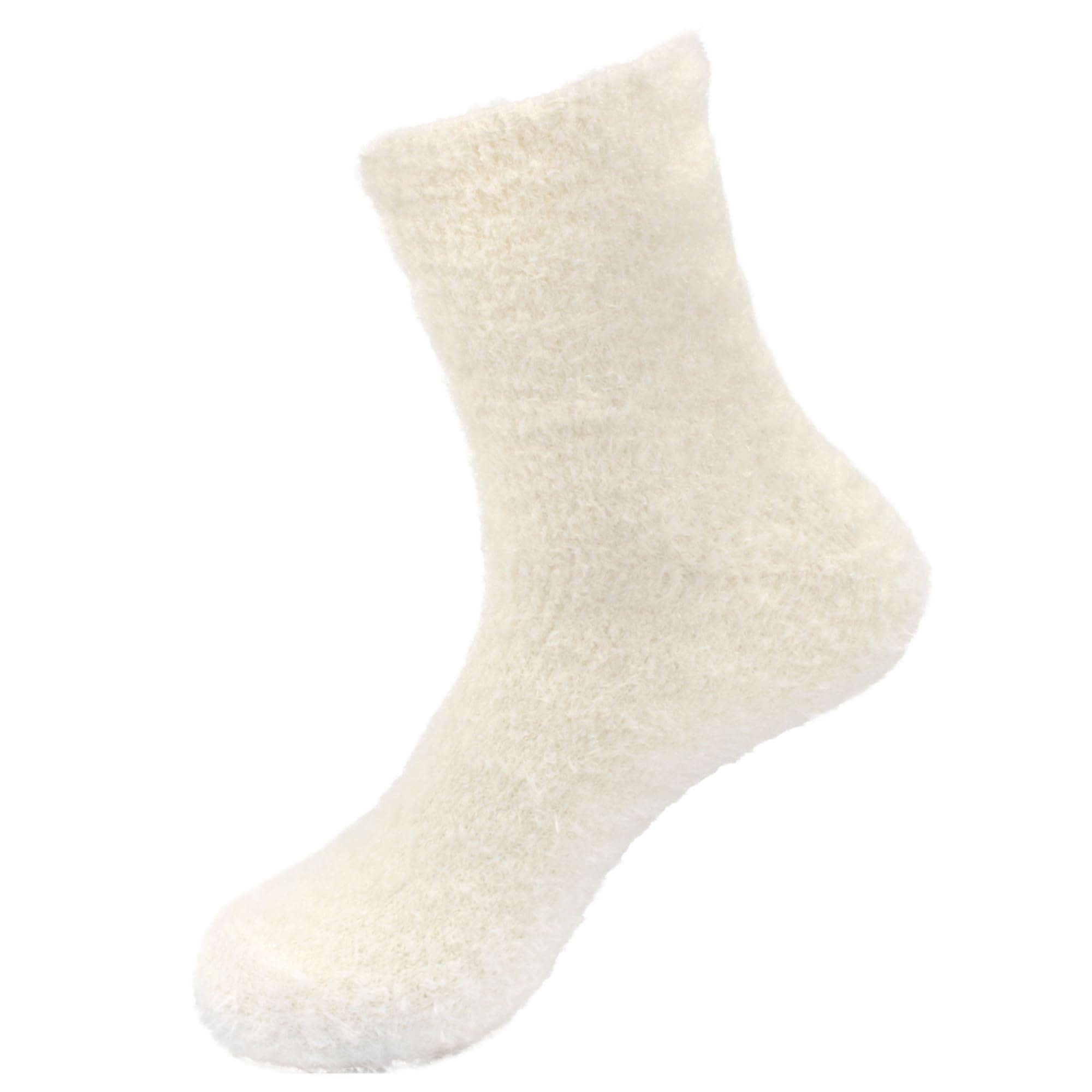 BambooMN Women's Soft Fuzzy Home Socks - Everyday Comfort - 1 Pair