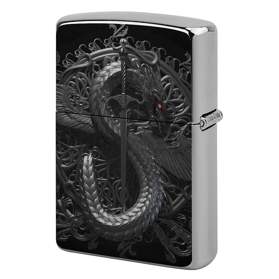 zippoライターケース Amazon.co.jp: 竜の剣柄 ZIPPOケース ライター アーマー