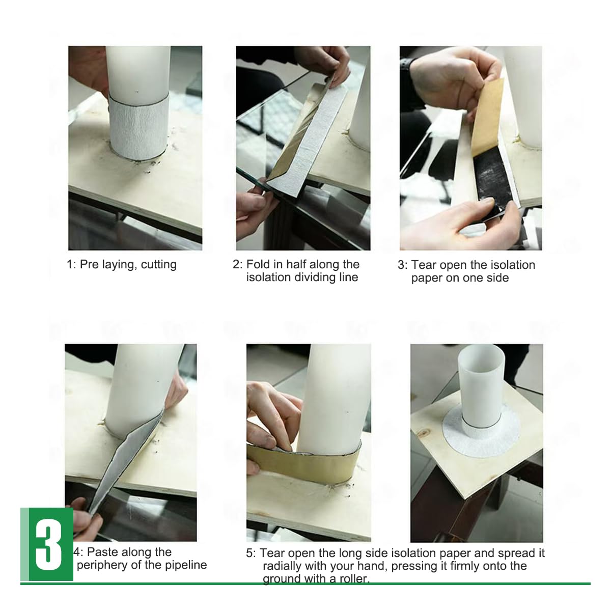 Flexible Butyl Tape is Used for Waterproof Sealing of Air Conditioning Duct Gaps at The Connection Between Indoor Pipes and Walls or Floors