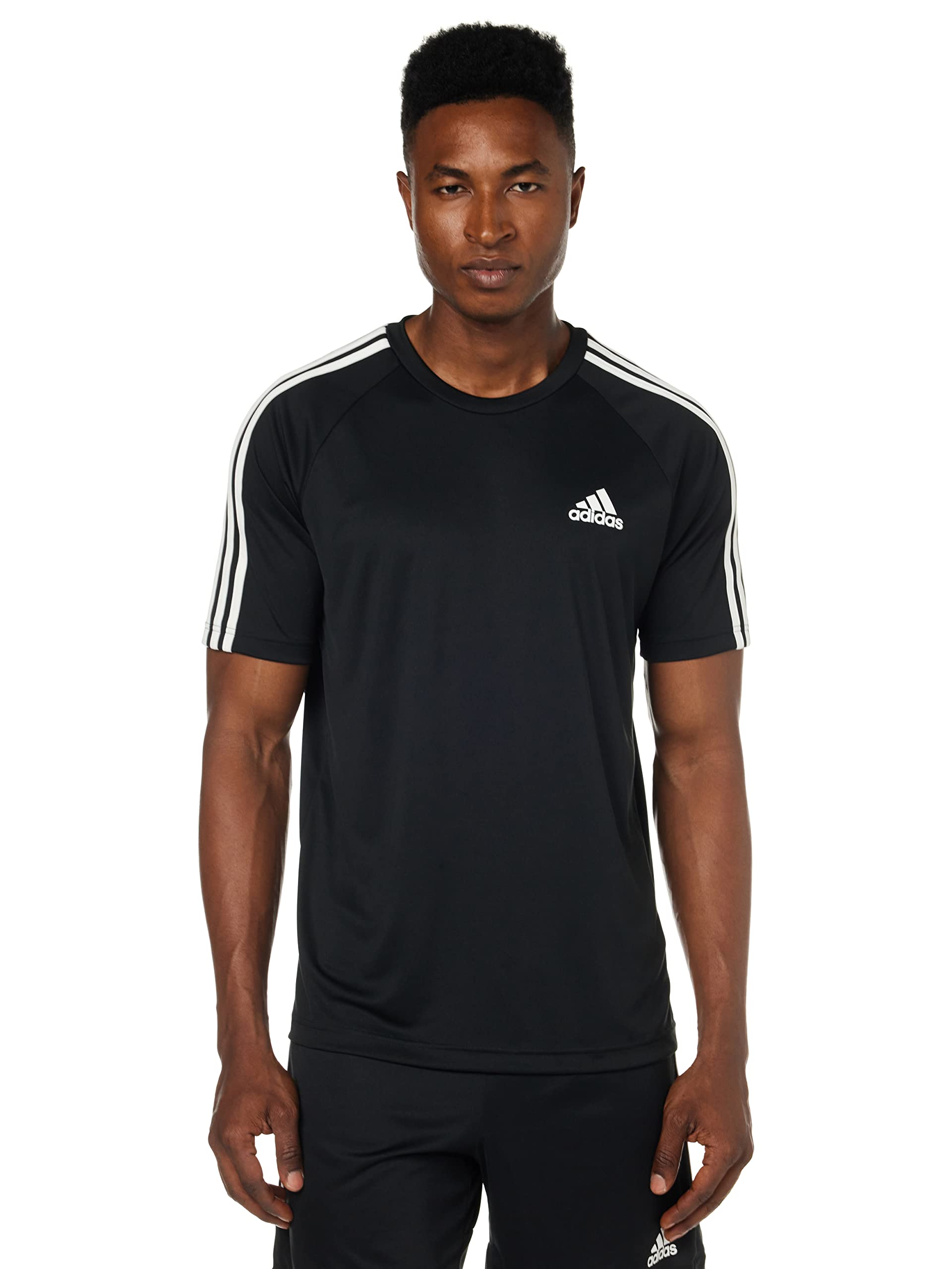 adidas Men's Men's T-shirt T-Shirt (pack of 1) M Black/White