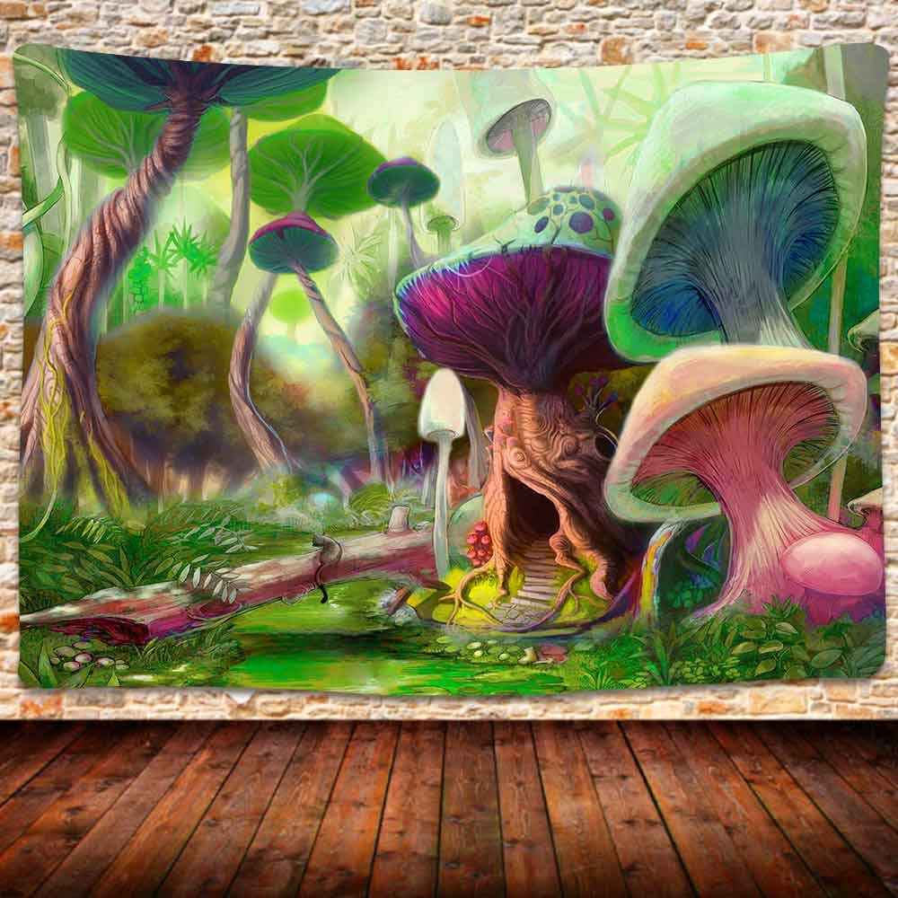 Psychedelic Mushroom Art Gallery Psychedelic Mushroom 1 Art Print By