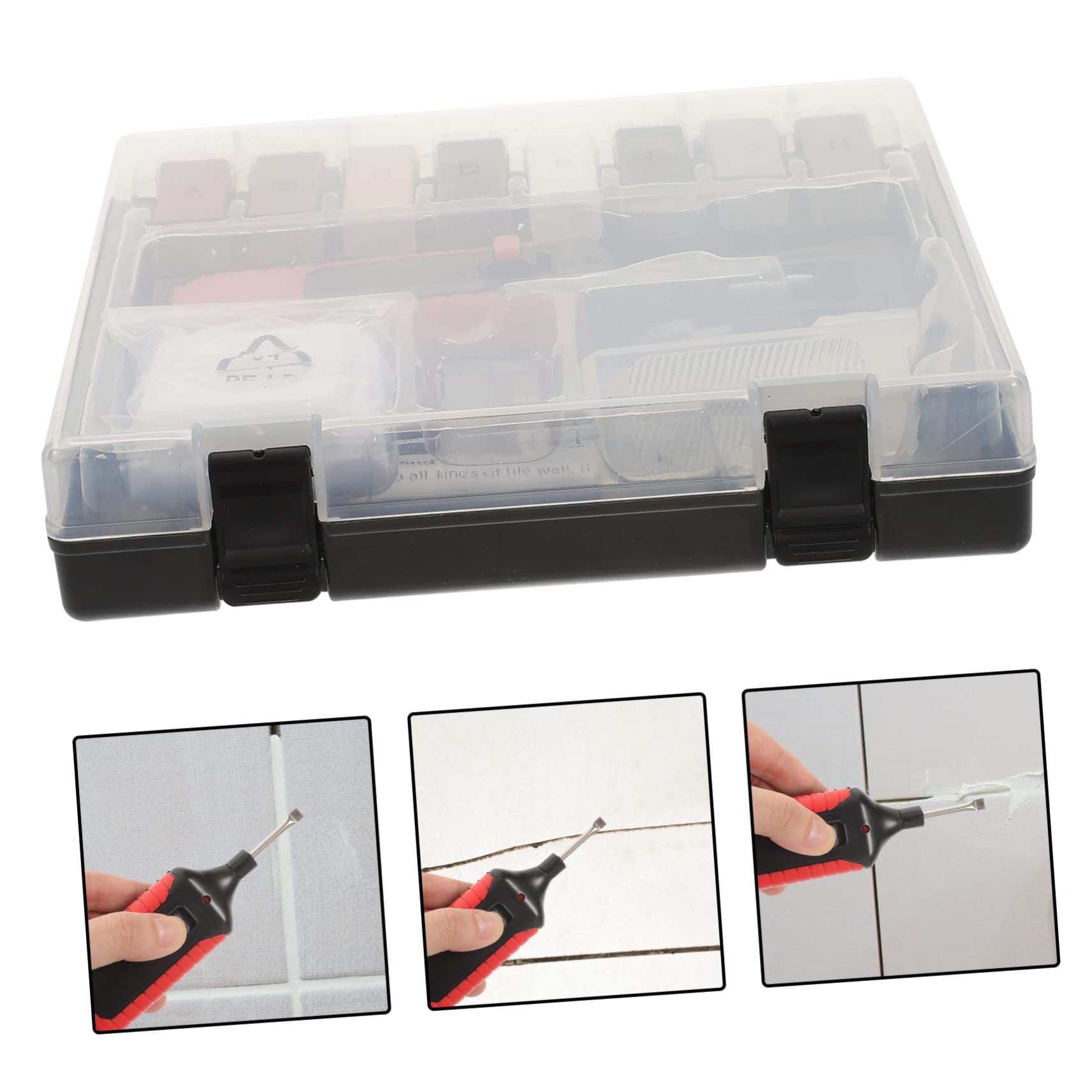 SHINEOFI 1 Juego Kit de Reparación de Azulejos de Porcelana Color Wax Blocks para Reparar Arañazos y Encimeras Herramienta de Reparación para Daños Cocina