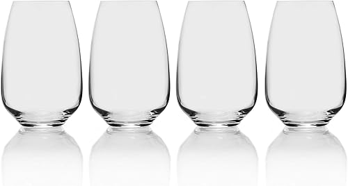 Mikasa Melody Highball - Juego de 4 vasos (20 onzas), transparente