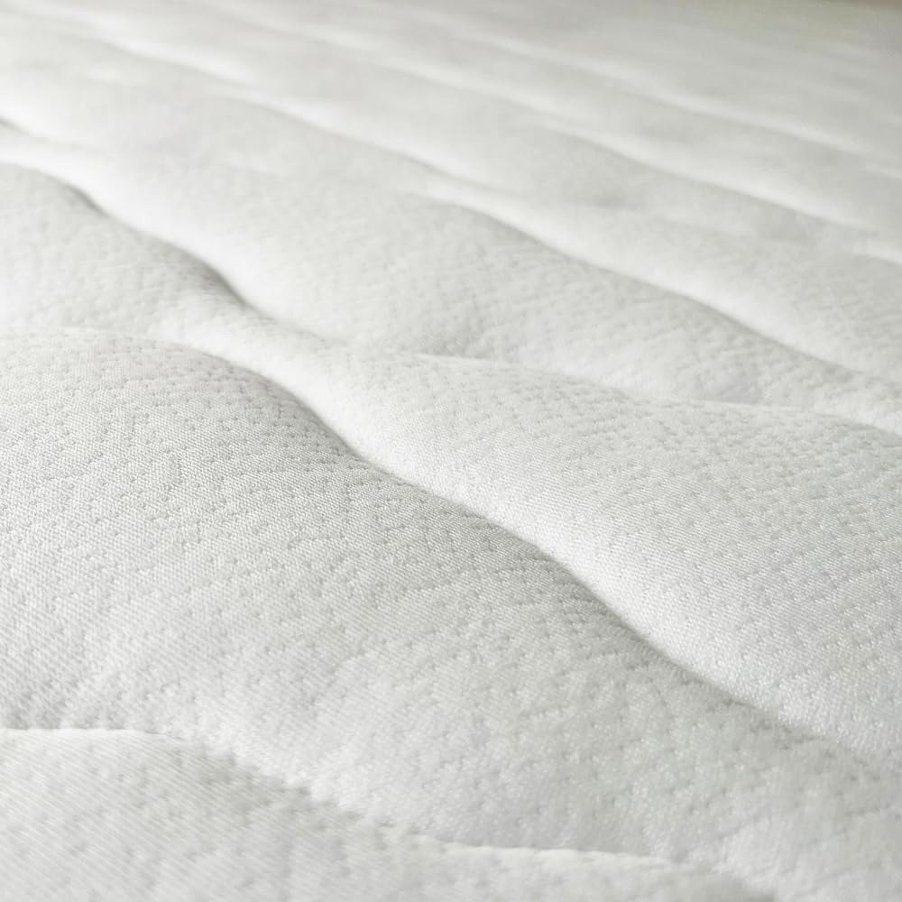 Comprarredo Kit rete e materasso singolo 80x190 NORVEGIA più cuscino fiocco memory in regalo, rete singola a doghe 80x190 ortopedica con materasso in waterfoam alto 19cm